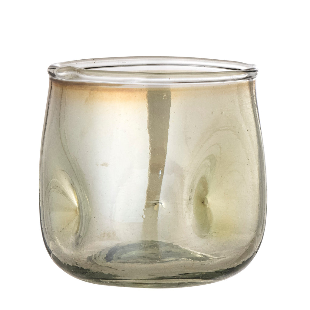 Idalina - Lot de 8 Photophores - Vert - Verre