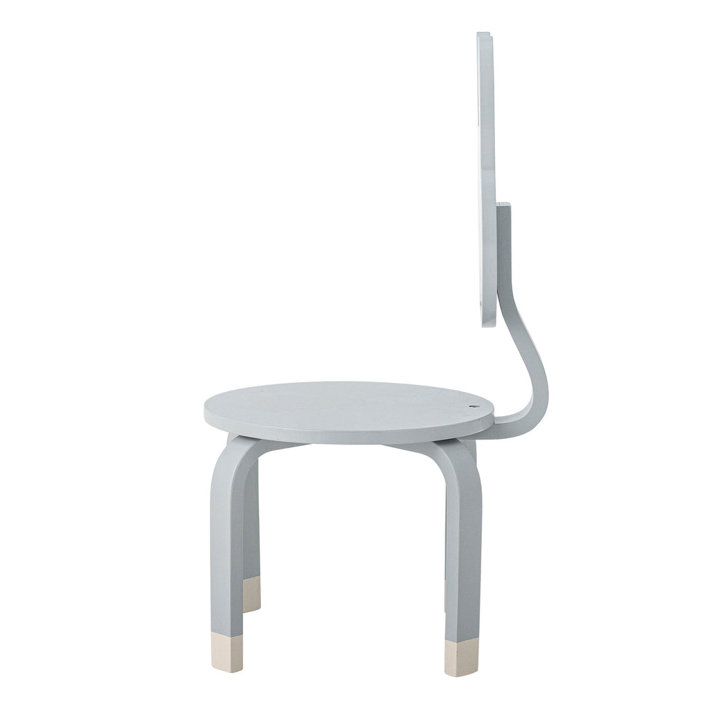 Marle - Lot de 2 Chaises - Gris - Mdf Fsc®100%