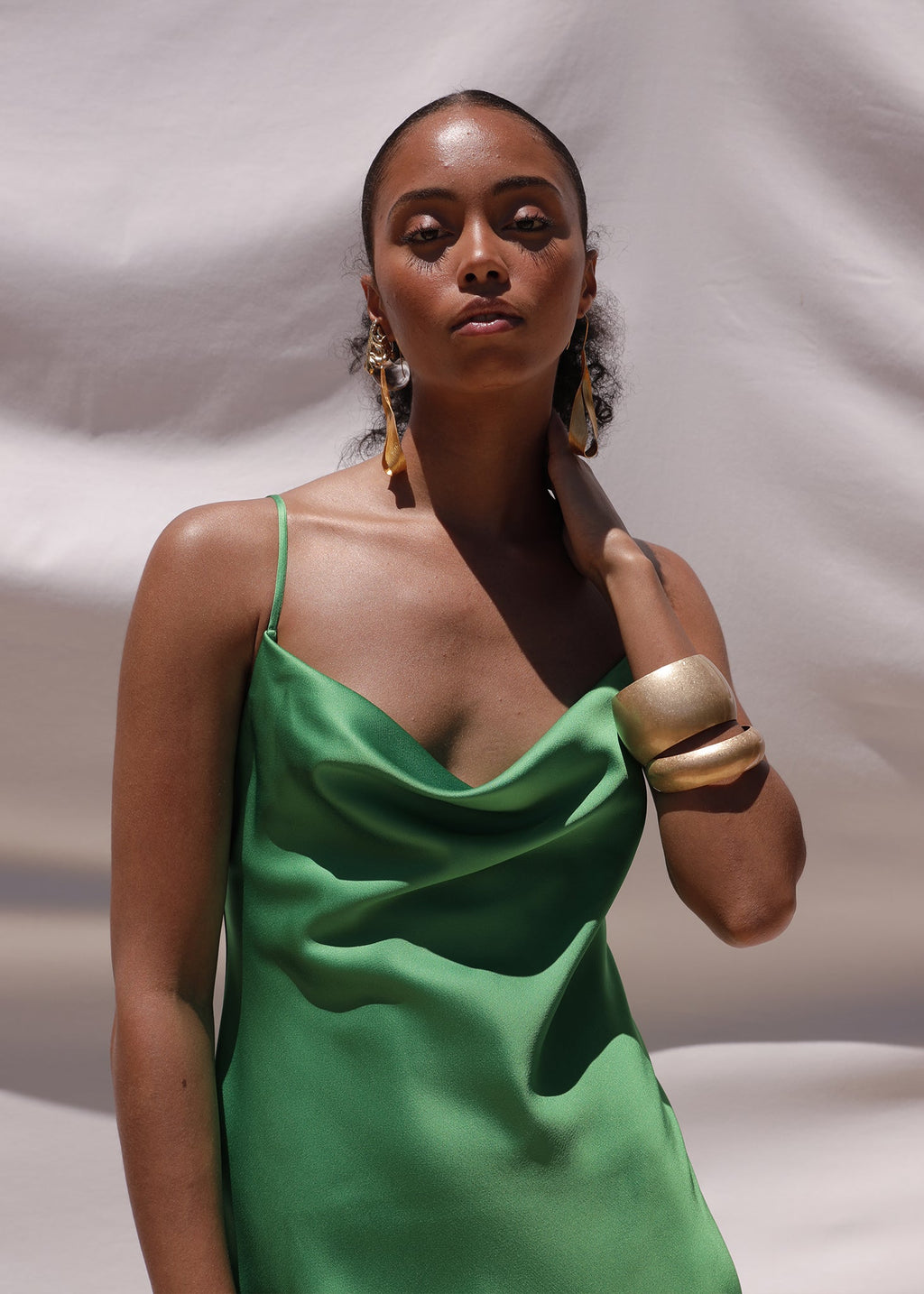 Vestido verde Elle