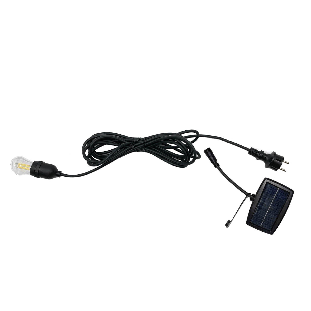 Enna Solar - Cable Exterior - Plástico - Negro