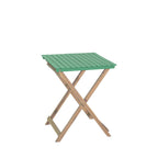 Dana - Set Tavolo Da Giardino Pieghevole Bistrot E 2 Sedie - Legno - Verde
