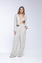 Pantalon Nora - Strass Beige