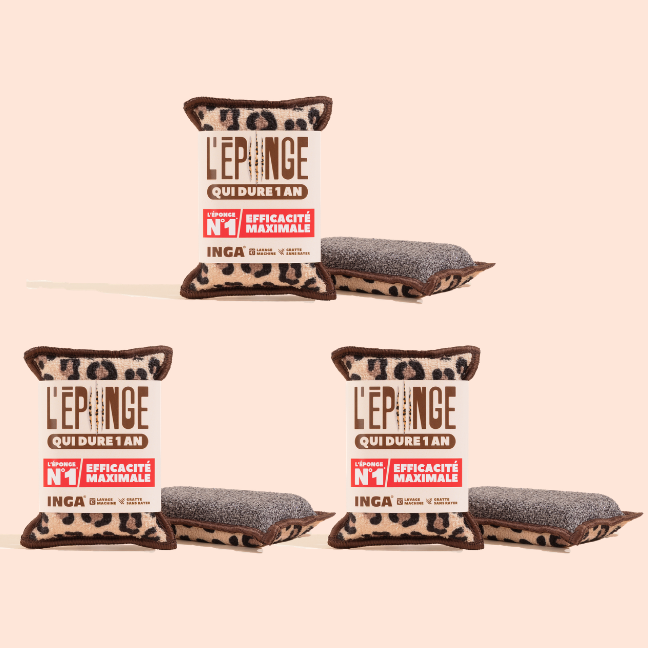 New - Leopard Sponge Duo