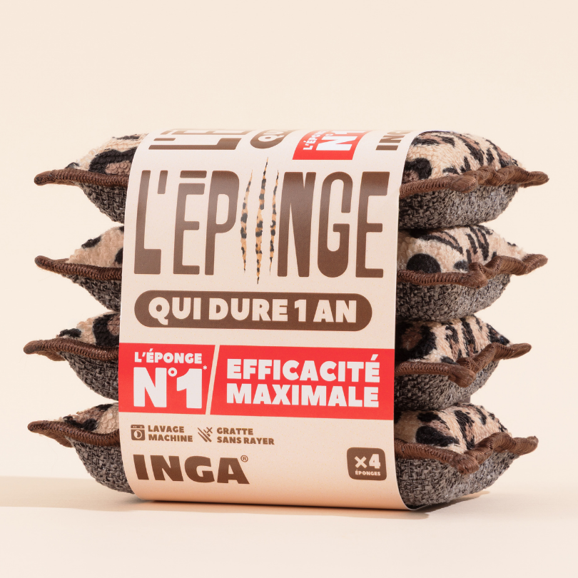 New - Washable Sponges 4 Leopard