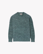 Jersey Cuello Redondo Mouliné 4 Hilos - Mouliné Grafito y Horizonte - Mujer