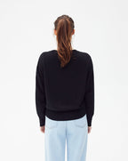 Pull Ras De Cou Brode Miami - Noir - Femme