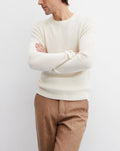 Jersey Cuello Redondo Punto Inglés - Natural - Hombre