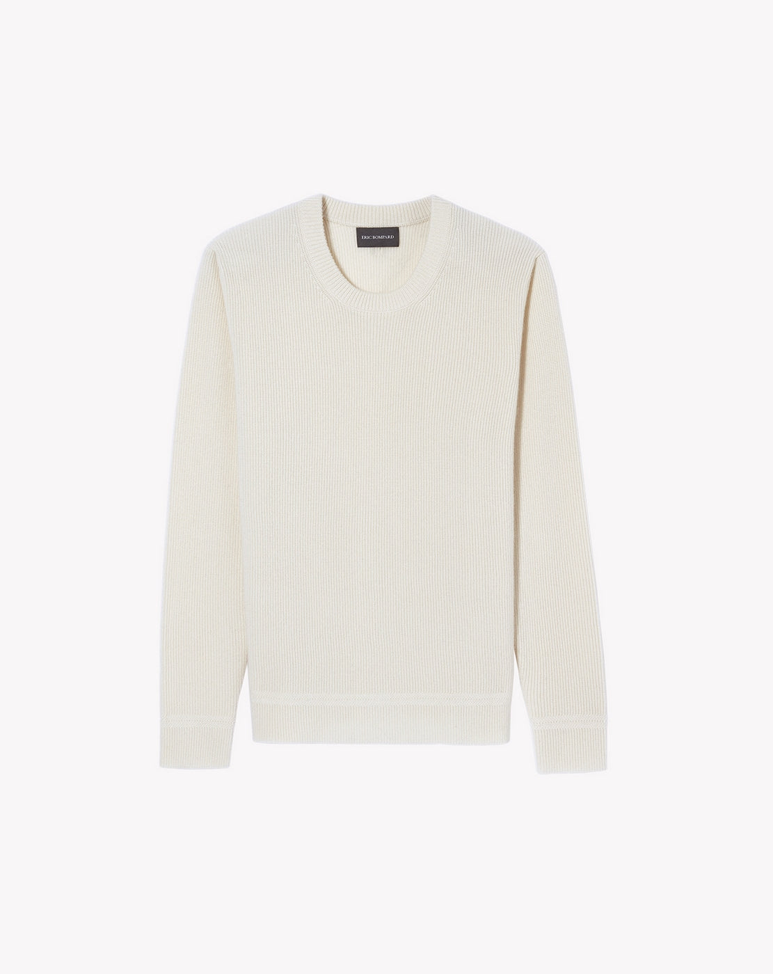 Jersey Cuello Redondo Punto Inglés - Natural - Hombre
