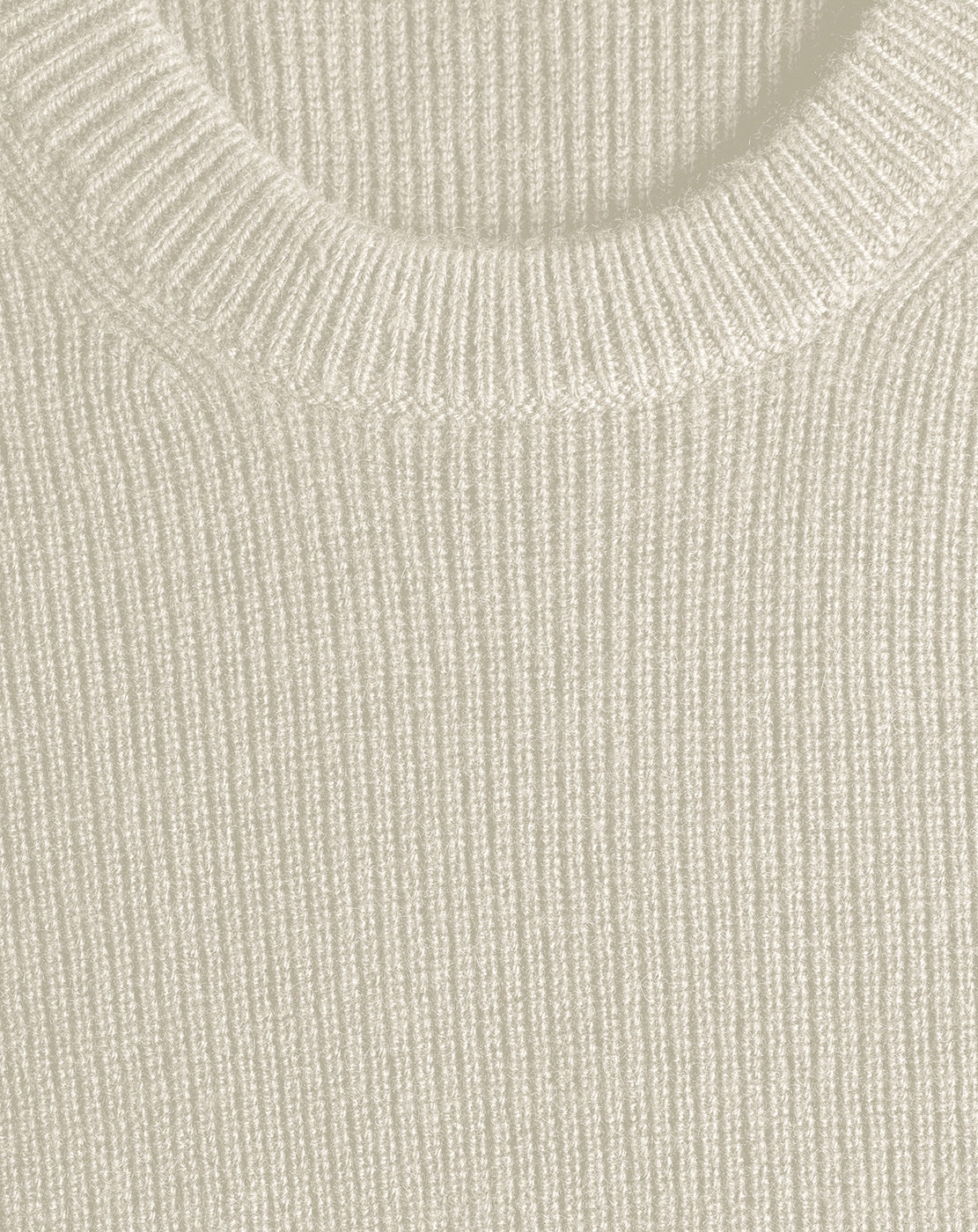 Jersey Cuello Redondo Punto Inglés - Natural - Hombre