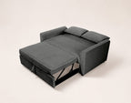 Ernest - 2-Seater Straight Convertible Sofa - Corduroy - Grey
