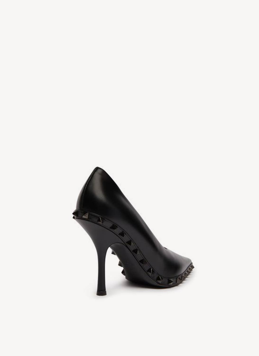 Valentino - Rockstud Court Shoes - Black - Women