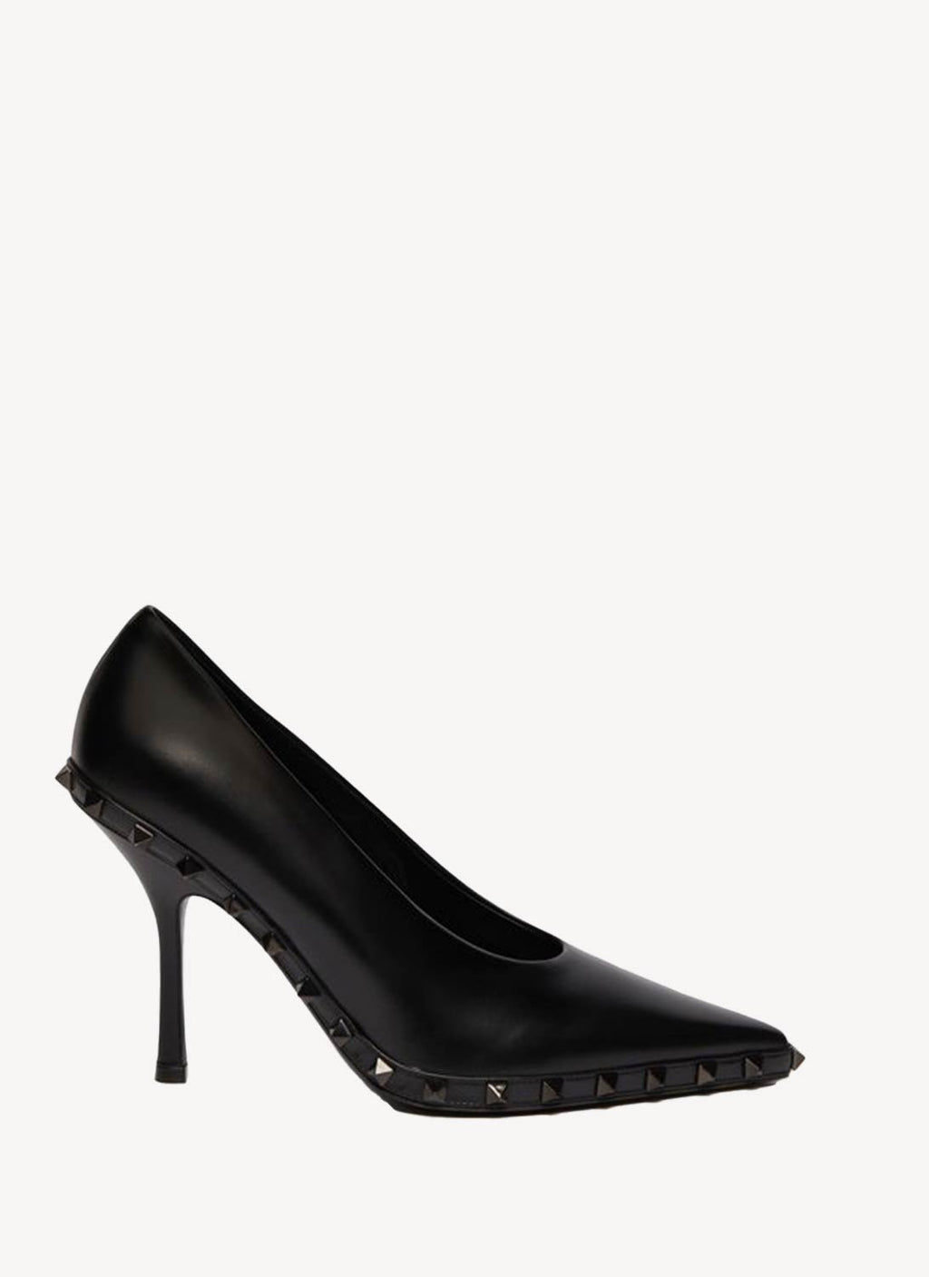 Valentino - Rockstud Court Shoes - Black - Women
