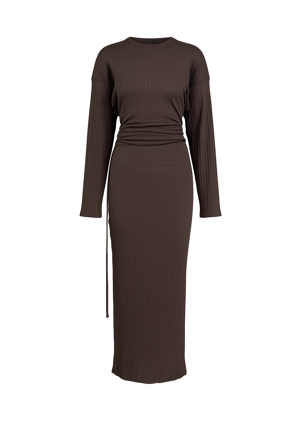 Abito Espresso Fitted Maxi