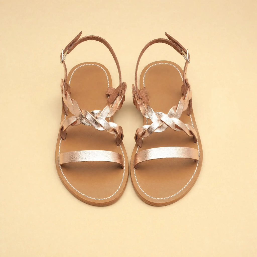 Sandalias Liente - Oro Rosa