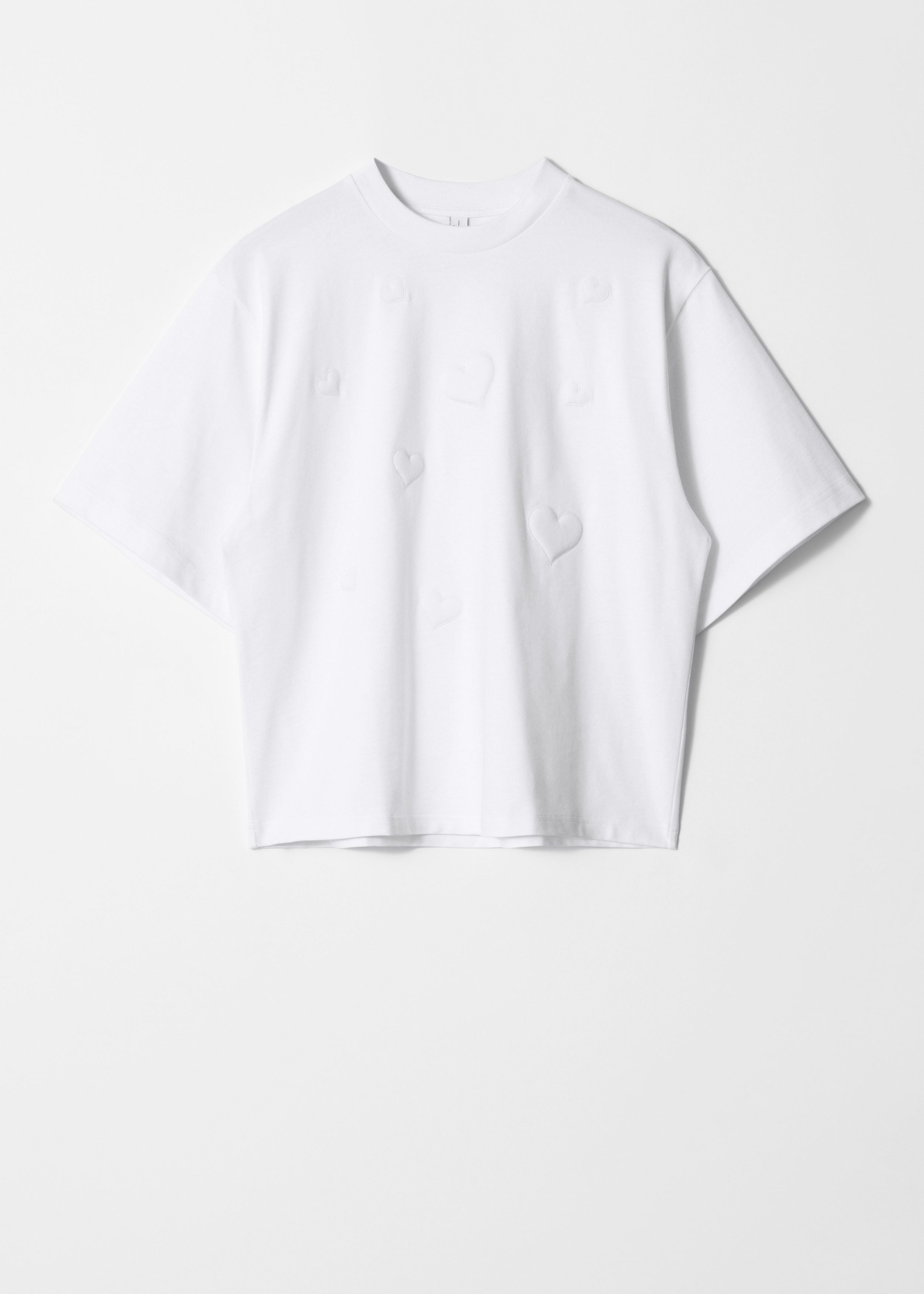 T-Shirt Sa Heart T-Shirt - White - Women