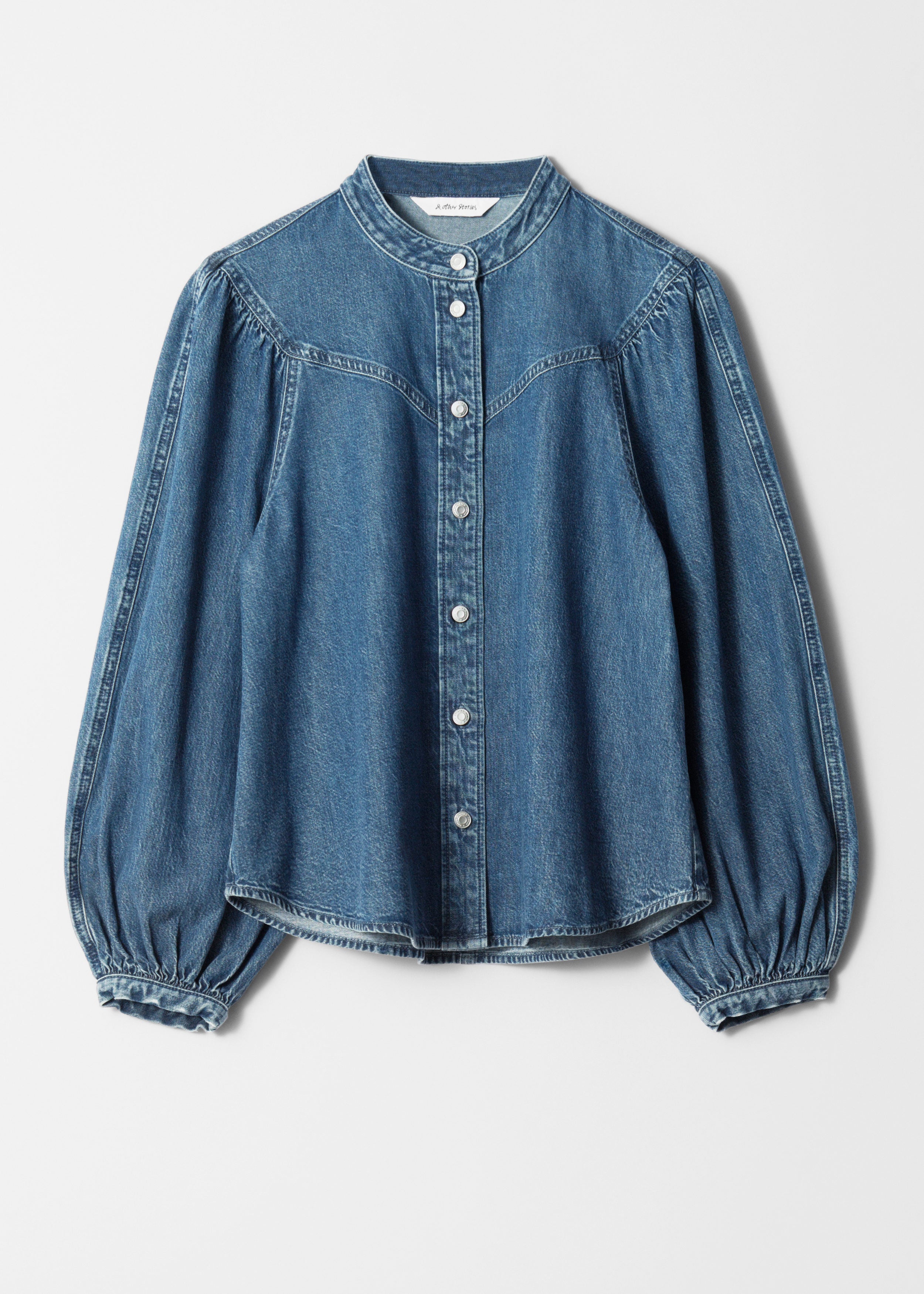 Blouse Pa Tina Denim - Bleue