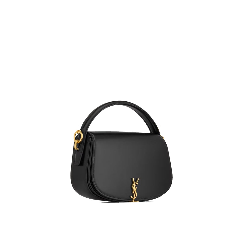Saint Laurent - Sac Bandoulière Voltaire Half-Moon - Femme - Black