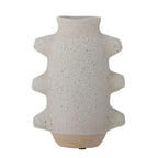 Birka - Lote de 4 Jarrones Decorativos - Blanco - Cerámica