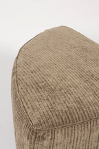Hunter - Élément de canapé Pouf Pie droit - Tissu - Vert mousse