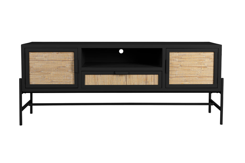 Yasu - Sideboard - Chinese fir wood - Black