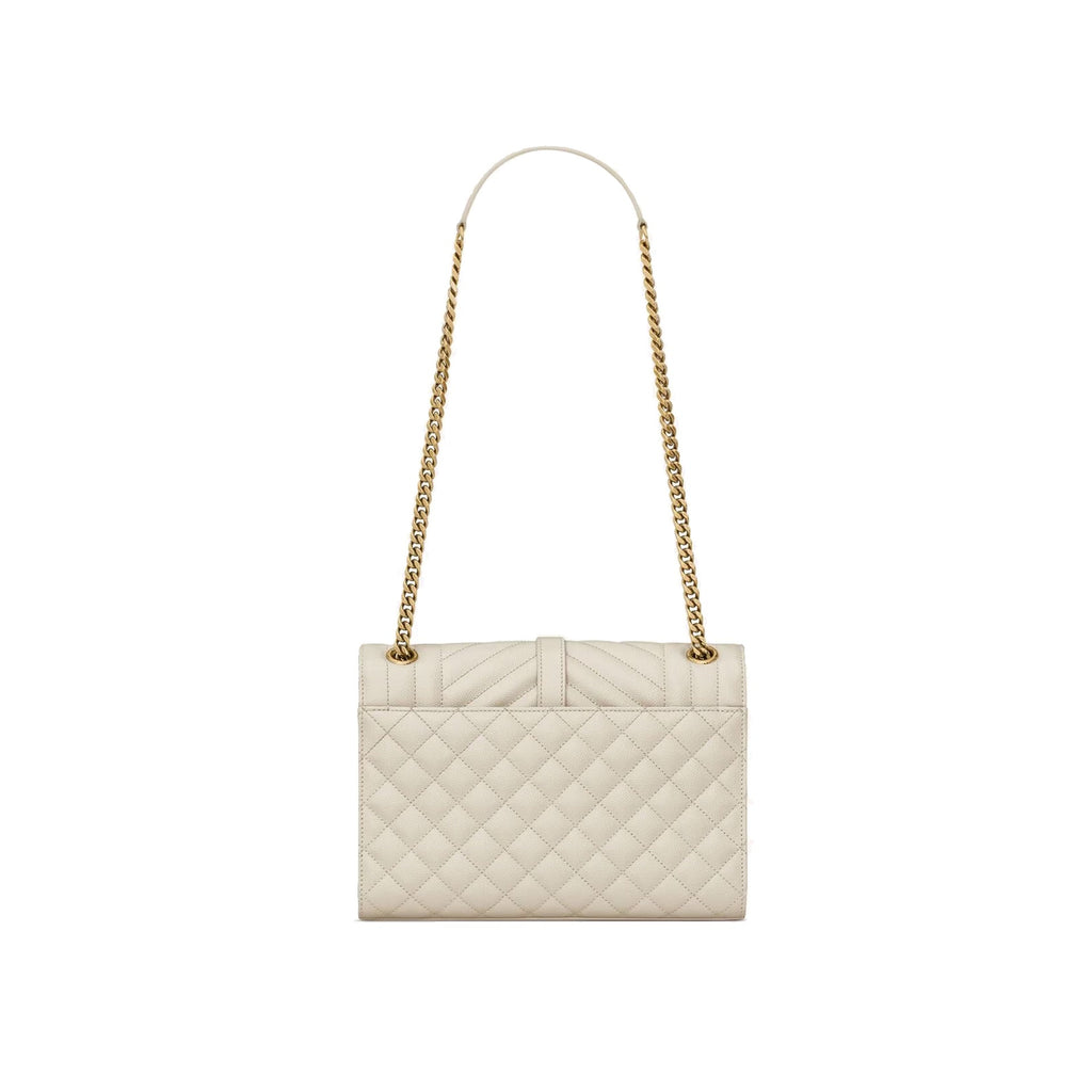 Saint Laurent - Sac Envelope Medium - Femme - Ivory