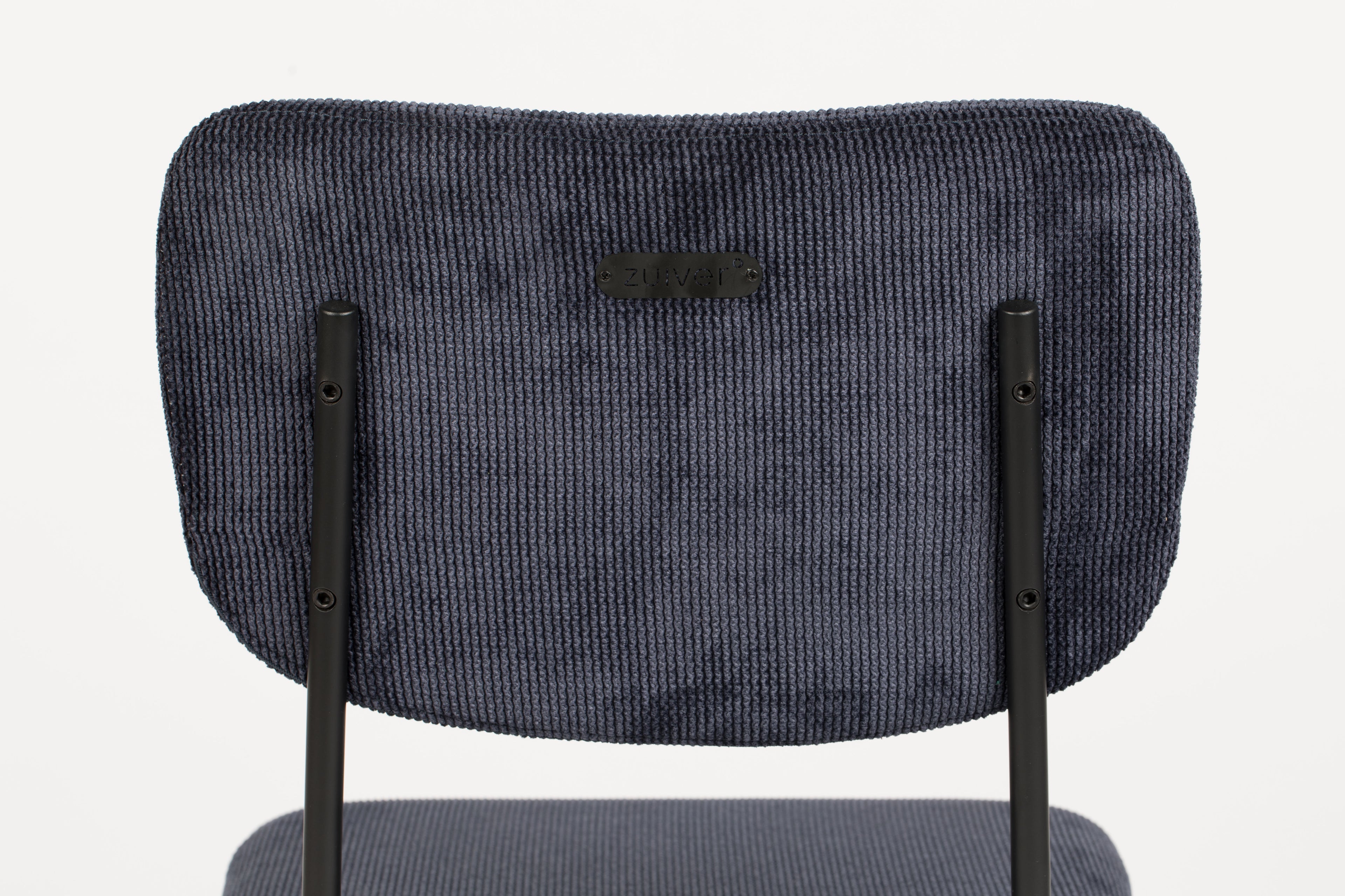 Benson 64.5 Cm - Set of 2 Bar & Counter Stools - Fabric - Dark Blue