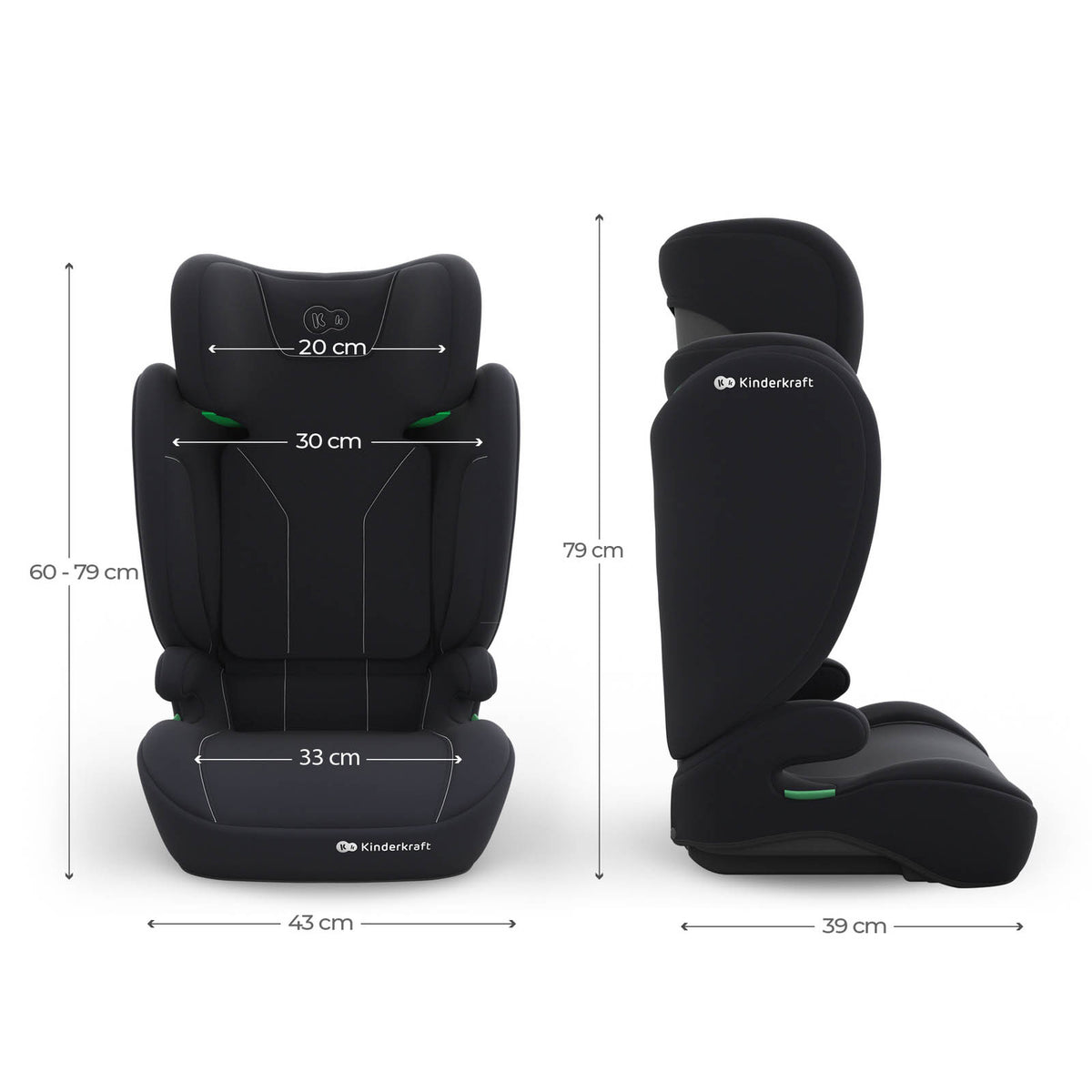 I-Spark 2 Plus I-Size Black Car Seat