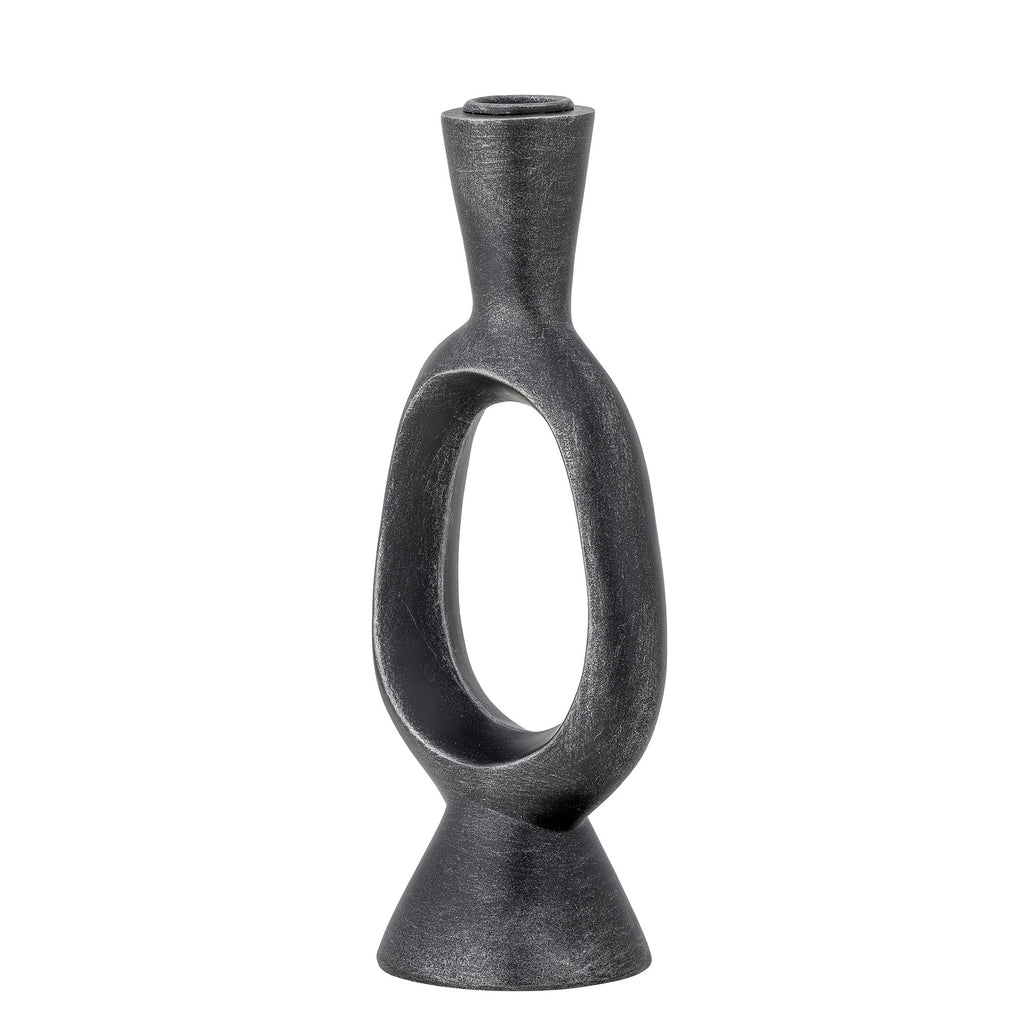 Bijan - Lot de 6 Bougeoirs - Noir - Polyrésine
