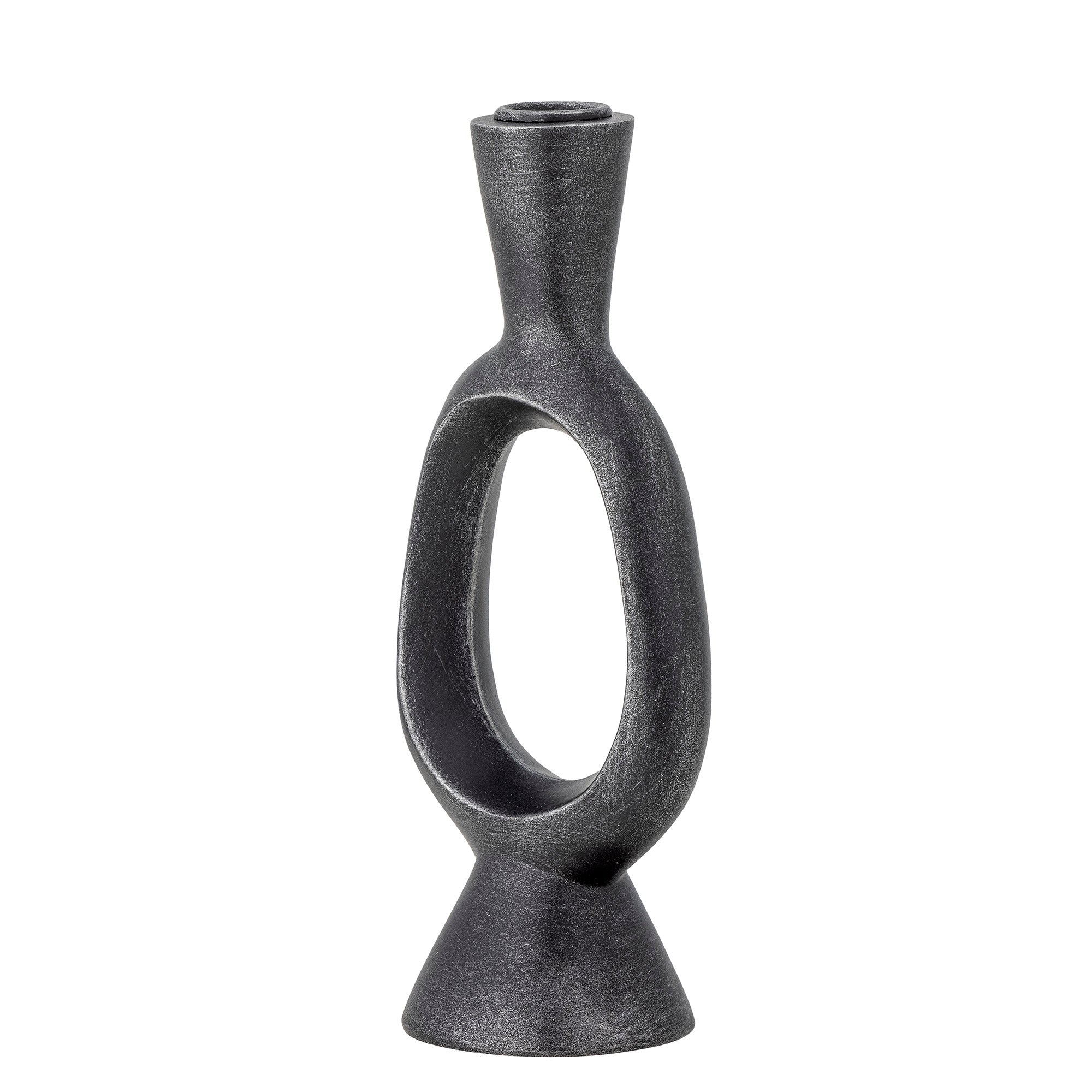 Bijan - Lot de 6 Bougeoirs - Noir - Polyrésine