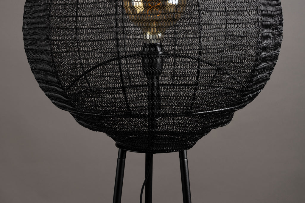 Meezan - Floor lamp - Iron - Black
