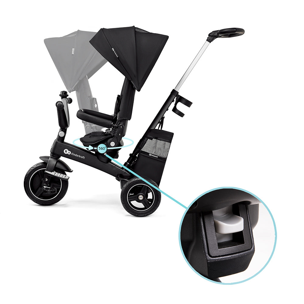 Triciclo Easytwist Nero