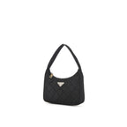 Prada - Bolso bandolera acolchado de Re-Nylon - Mujeres - Negro