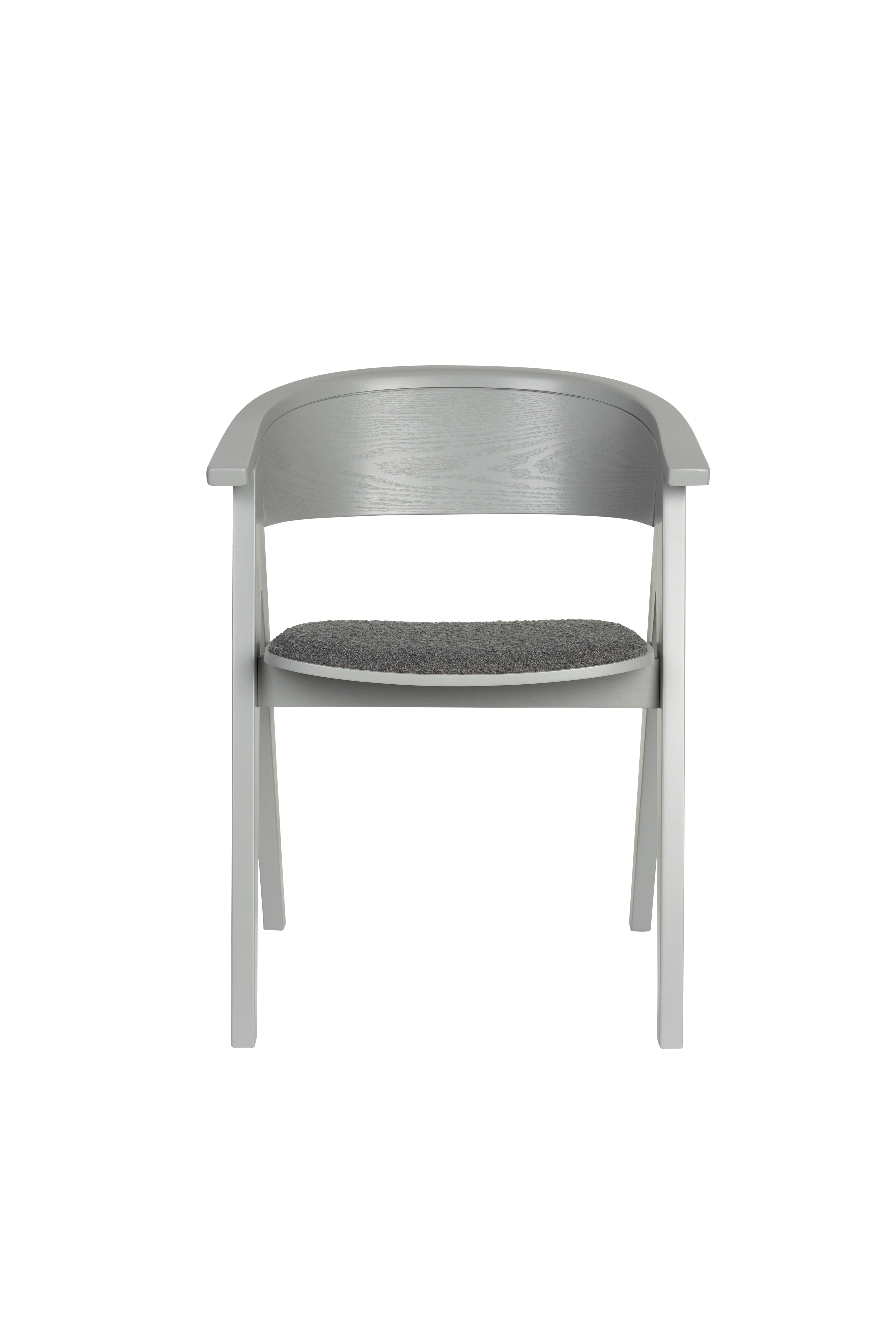 Ndsm - Sillón de Comedor - Fresno Macizo - Gris