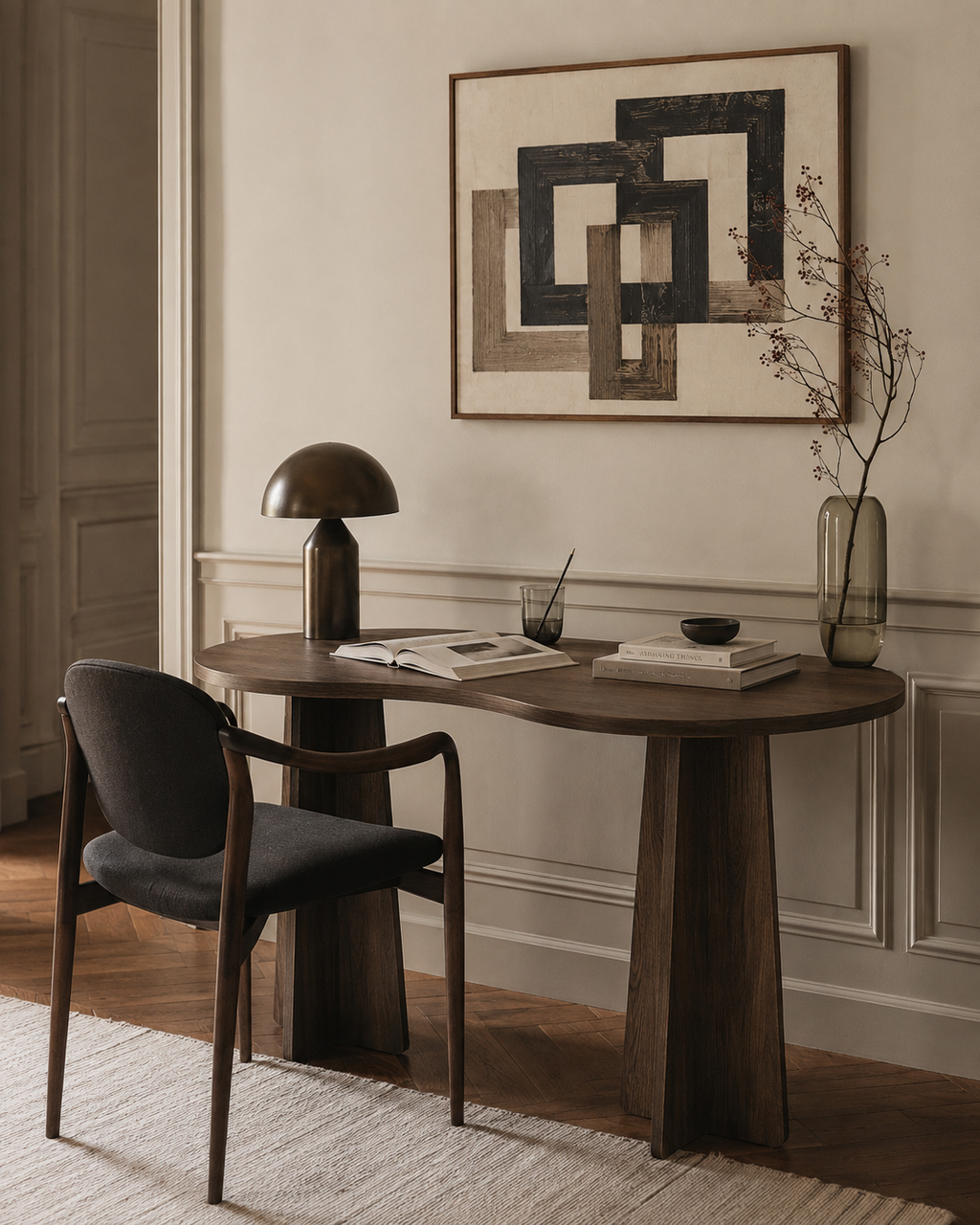 Bureau D'Étude/ Console - Infini - Noyer