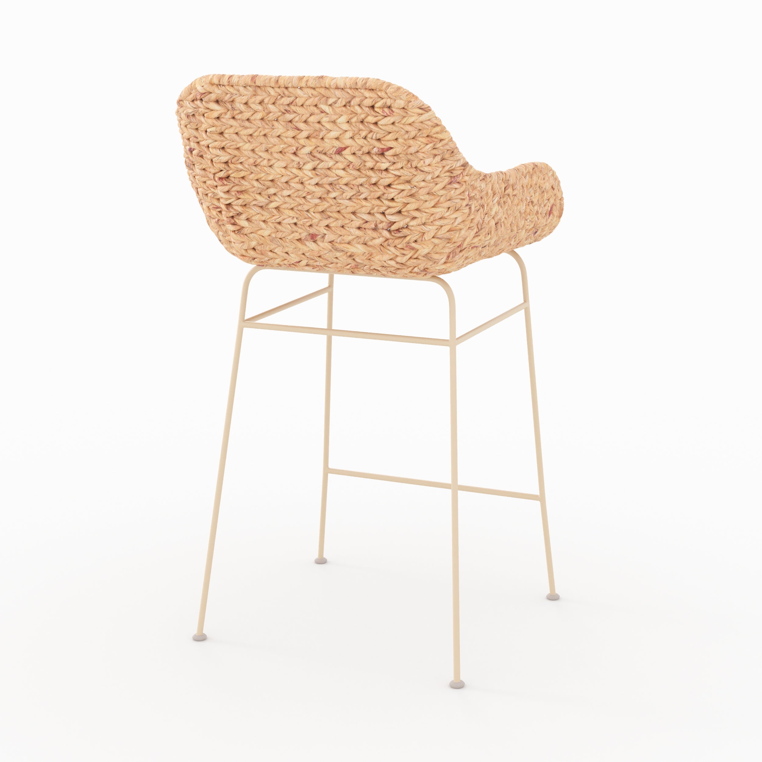 Faro - Lot De 2 Chaises Pour Îlot Central En Matière Naturelle