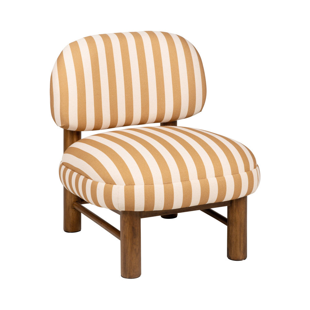 Nubo - Sillón - Tela y madera - Amarillo