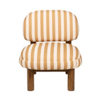 Nubo - Sillón - Tela y madera - Amarillo