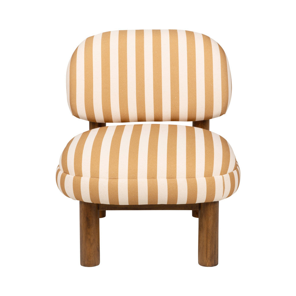Nubo - Sillón - Tela y madera - Amarillo