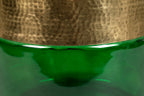 Cave - Table D'Appoint - Fer - Vert