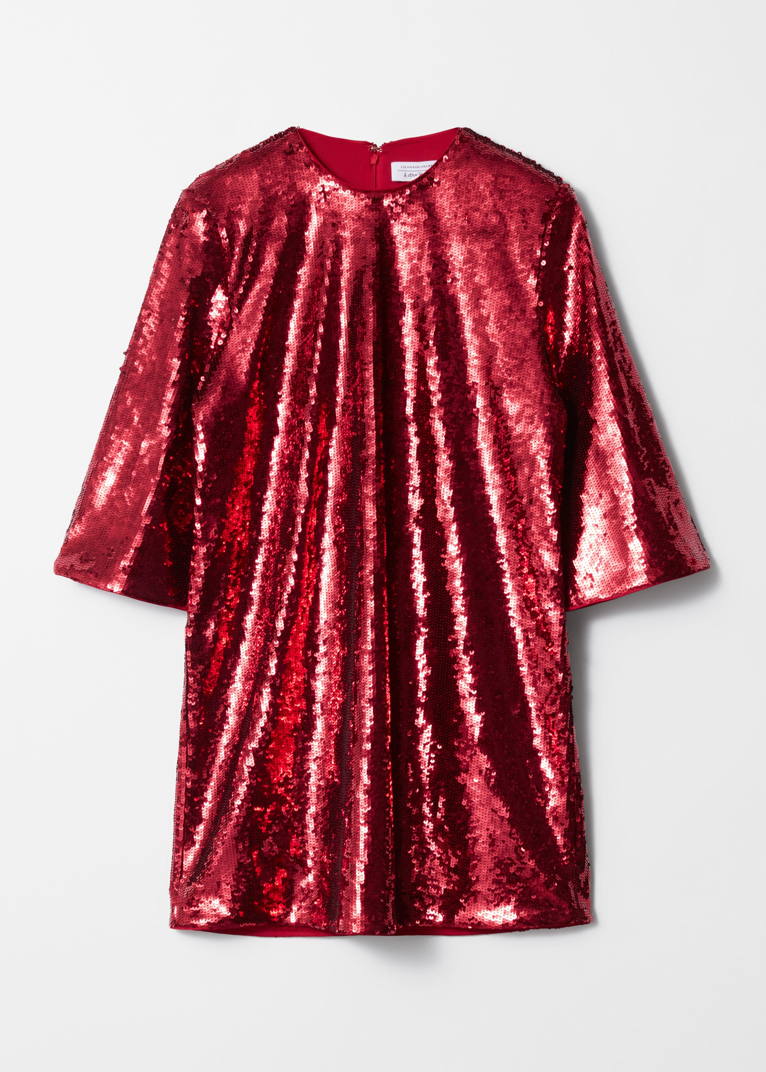 Dress X Harrison Sequin Dress - Red - Women