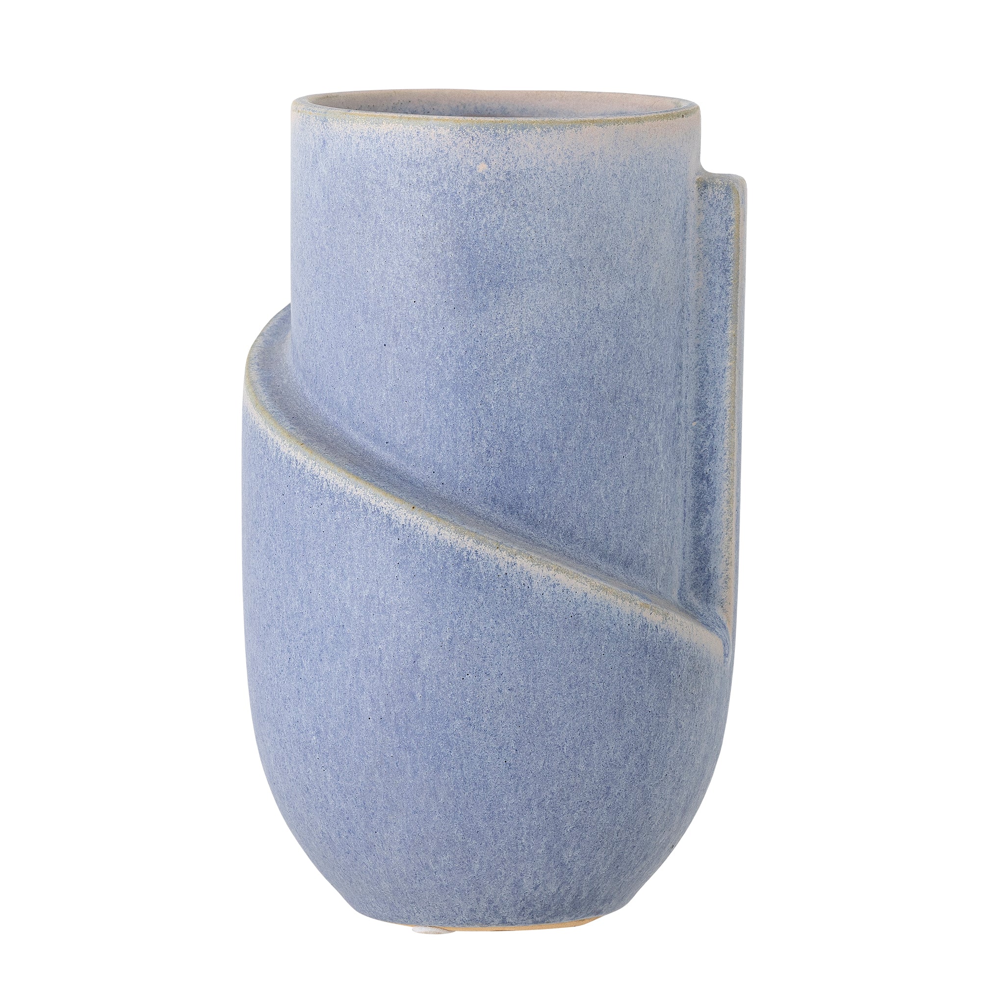 Norbert - Lot de 4 Vases - Bleu - Grès