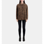 The Kooples - Surchemise En Laine - Marron Et Noir - Femme