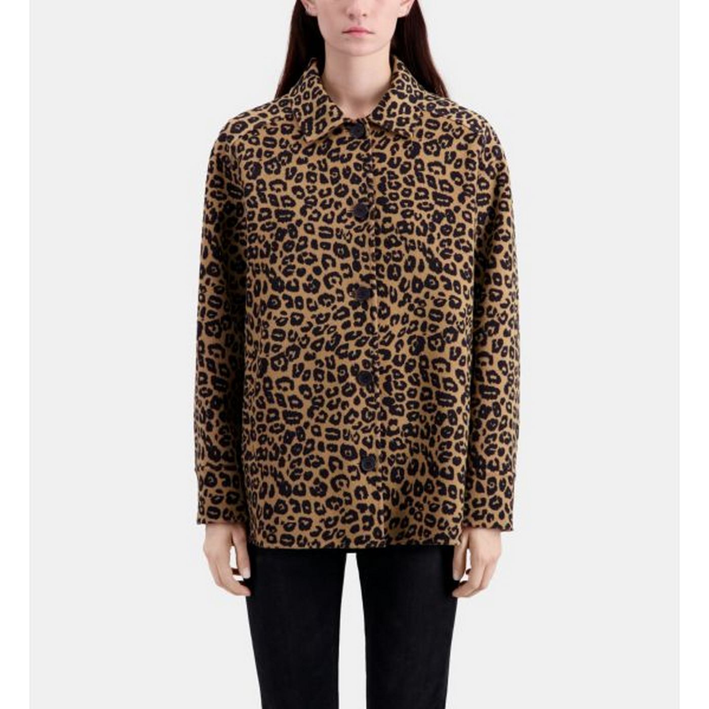 The Kooples - Surchemise En Laine - Marron Et Noir - Femme
