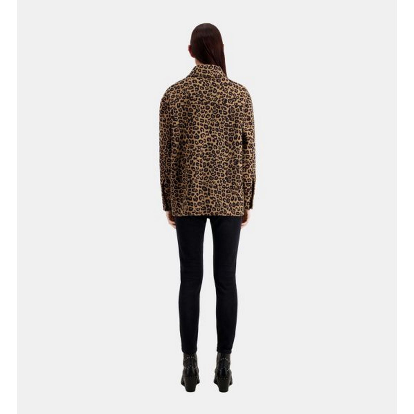 The Kooples - Surchemise En Laine - Marron Et Noir - Femme