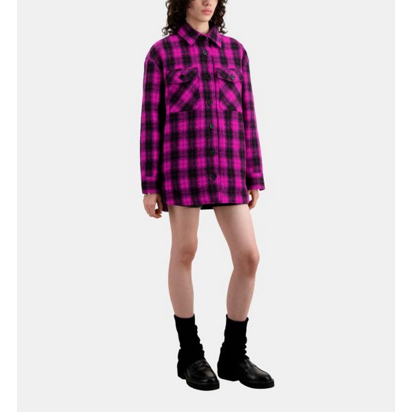 The Kooples - Surchemise En Laine - Rose - Femme