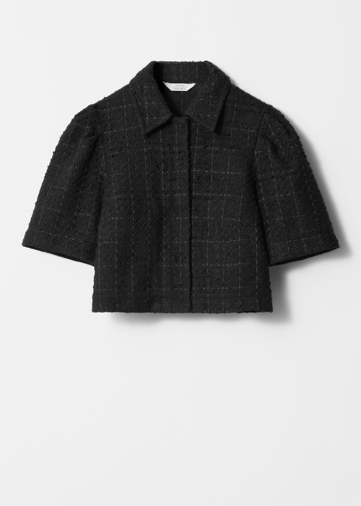Blouse Pa Brook Van Tweed - Zwart