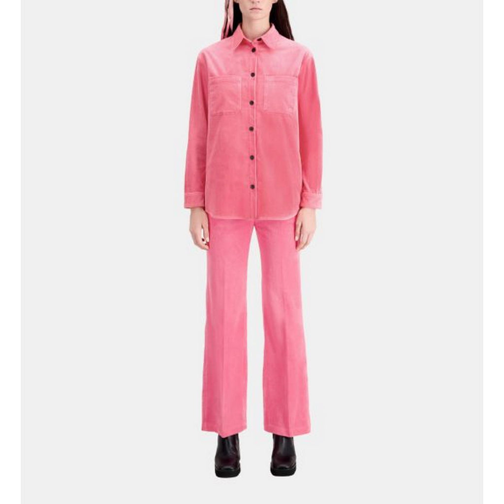 The Kooples - Surchemise En Velours - Rose - Femme