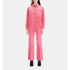 The Kooples - Surchemise En Velours - Rose - Femme