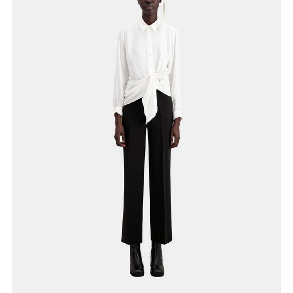 The Kooples - Chemise Manches Longues Nouee Drapee - Femme