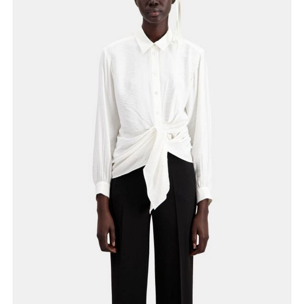 The Kooples - Chemise Manches Longues Nouee Drapee - Femme